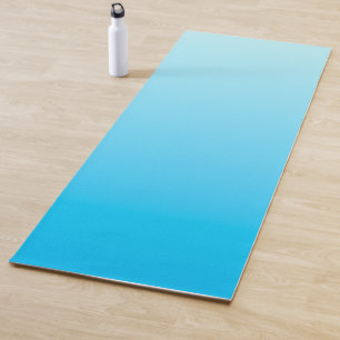 Blauwe kleur verloop achtergrond yogamat