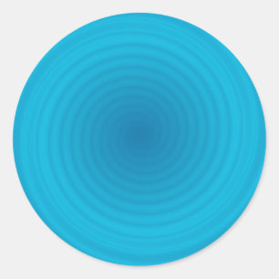 Blauwe kleurenblanco Sjabloon Aangepast rendement Ronde Sticker