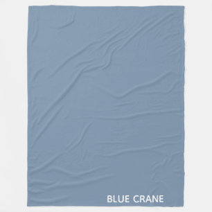 Blauwe kleurnaam voor kraanblauw fleece deken