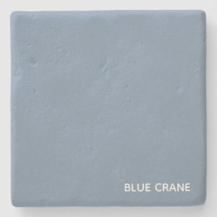 Blauwe kleurnaam voor kraanblauw stenen onderzetter