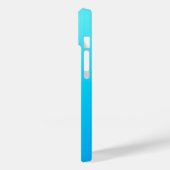 Blauwe kleurverloop Case-Mate iPhone case (Achterkant / Links)