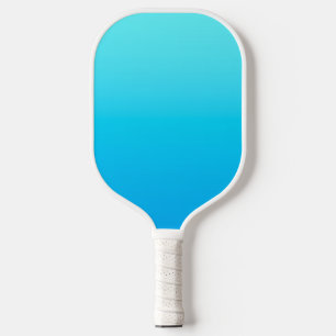 Blauwe kleurverloop pickleball paddle