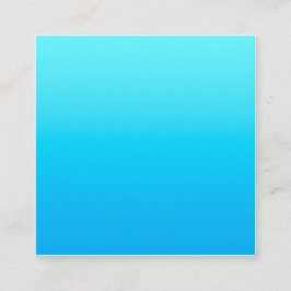 Blauwe kleurverloop vierkante visitekaartje