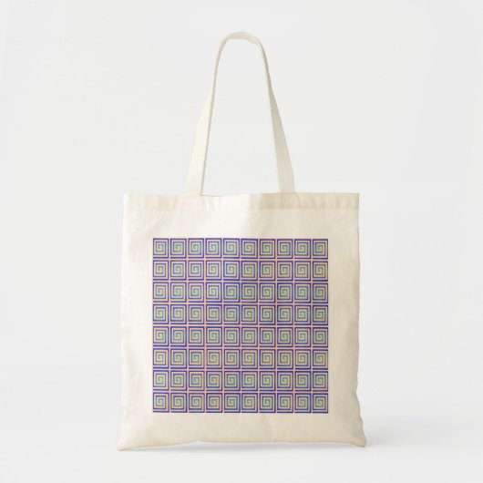blauwe knipperen tote bag (Voorkant)