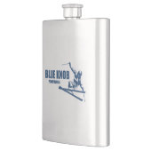 Blauwe knop Pennsylvania Skier Flacon (Links)