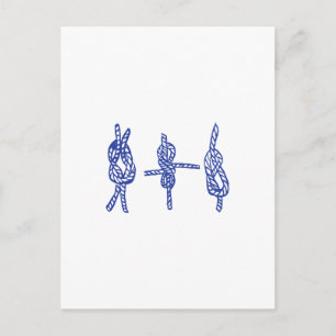 Blauwe knoppen briefkaart