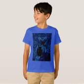 Blauwe koala Tree Art T-shirt (Voorkant volledig)