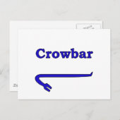 Blauwe koevoet briefkaart (Voorkant / Achterkant)