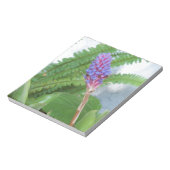Blauwe kone Bromeliad Notitieblok (Gedraaid)