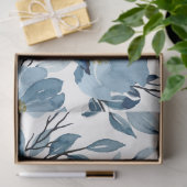 Blauwe kool Rozen Decoupage Tissuepapier (Geschenk)