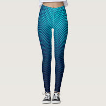 Blauwe koolstofvezel leggings