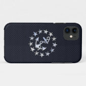 Blauwe koolstofvezel Stijlvol als jachtvlag Case-Mate iPhone Case (Achterkant (horizontaal))