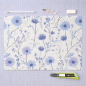 Blauwe korenbloem tissuepapier (Craft)