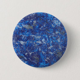 Blauwe kosmos #2 ronde button 5,7 cm