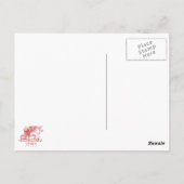 Blauwe kostuum briefkaart (Achterkant)