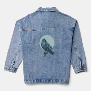 Blauwe kraai denim jacket