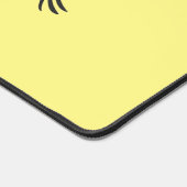 Blauwe kraanvogel cartoon bureaumat (Hoek)