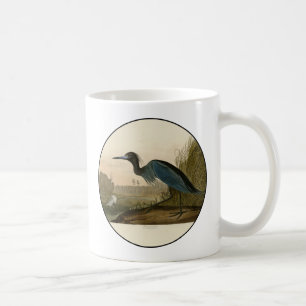 Blauwe Kraanvogel Reiger Audubon Prent Kustkunst Koffiemok