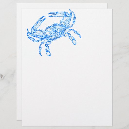 blauwe krab (Voorkant / Achterkant)