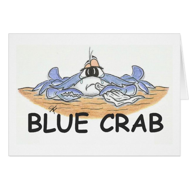Blauwe krab (Voorkant Horizontaal)