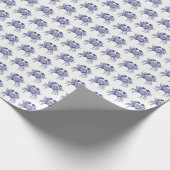 blauwe krab #1 Tekening Cadeaupapier (Hoek)