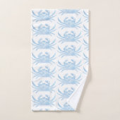 Blauwe krab bad handdoek (Handdoek)