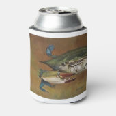 Blauwe krab blikjeskoeler (Blikje Achterkant)