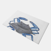 Blauwe krab deurmat (Schuin)
