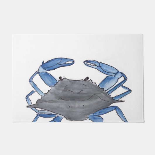 Blauwe krab deurmat (Voorkant)