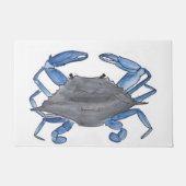 Blauwe krab Doormat Deurmat (Voorkant)