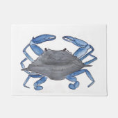Blauwe krab Doormat Deurmat (Voorkant)