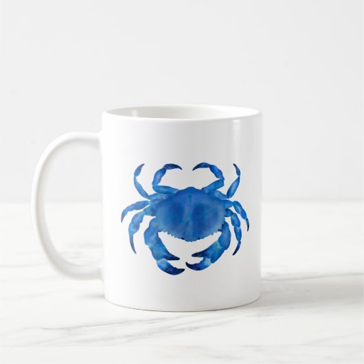 Blauwe krab koffiemok (Links)
