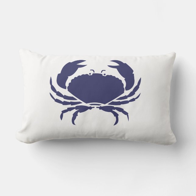 Blauwe krab kussen (Voorkant)