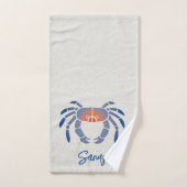 Blauwe krab Logo Bad Handdoek (Handdoek)