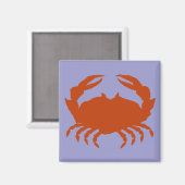 Blauwe krab magneet (Voorkant / Achterkant)