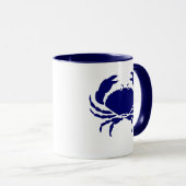 Blauwe krab mok (Voorkant rechts)