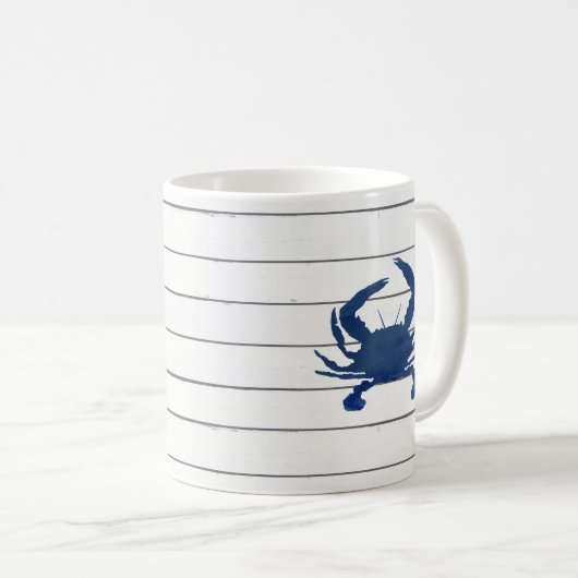 Blauwe krab Mok kustkoffie (Voorkant rechts)