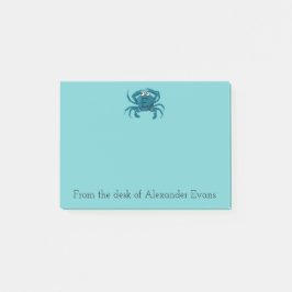 Blauwe krab post-it® notes