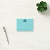 Blauwe krab post-it® notes (Kantoor)