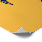 Blauwe krab poster (Hoek)