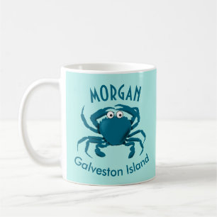 Blauwe Krab Strand Koffiemok