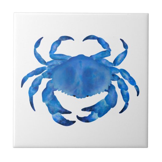 Blauwe krab tegeltje (Voorkant)