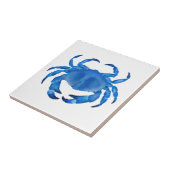 Blauwe krab tegeltje (Zijkant)