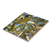 blauwe krab tegeltje (Zijkant)