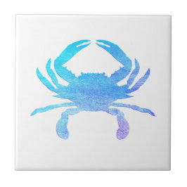 Blauwe krab tegeltje