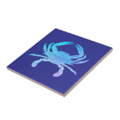 Blauwe krab tegeltje (Zijkant)