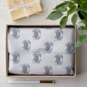 Blauwe krab tissuepapier (Geschenk)