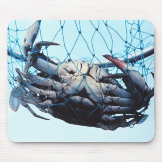 Blauwe krab vangen muismat (Voorkant)