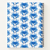 Blauwe krab Zeeduivel Notitieboek (Achterkant)