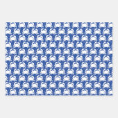Blauwe krabbetjes inpakpapier vel (Voorkant 3)